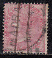 1868 Eight Annas,  8as British East India Used , - 1858-79 Compagnie Des Indes & Gouvernement De La Reine