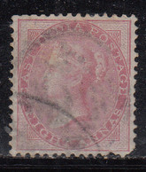 8a On Bluish Paper British East India Used 1855, No Watermark, Eight Annas, Cond., Perf Short - 1854 East India Company Administration