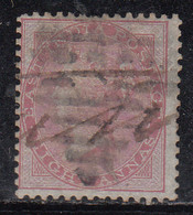 8a On Bluish Paper British East India Used 1855, No Watermark, Eight Annas, Cond., Perf Short - 1854 East India Company Administration