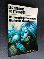 LE MASQUE S.F. N° 58  LES ENFANTS DE STRURGEON  Anthologie Préparée Par Marianne LECONTE  1977 - Le Masque SF