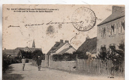 SAINT SEBASTIEN DE PORNICHET ARRIVEE PAR LA ROUTE DE SAINT NAZAIRE 1921 - Saint-Sébastien-sur-Loire