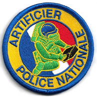 Ecusson POLICE NATIONALE ARTIFICIER - Police & Gendarmerie