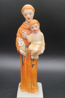 ✅Mini Saint Antoine De Padoue Biscuit Porcelaine  Ht 16cm  NS #220612 - Art Religieux
