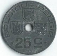 MM186 - BELGIË - BELGIUM - 25 CENTIMES 1942 - 25 Centimes