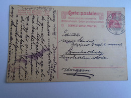 D191553    Postal Stationery -  1910  Davos Dorf - Switzerland Suisse    Sent To Szombathely   Weisz  Sándor - Other & Unclassified