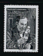 ANDORRA.2022. Louis Pasteur, Né En 1822 (200 Ième Anniversaire De Sa Naissance). Timbre NEUF ** - Louis Pasteur