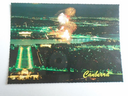 D191573     Postcard - Australia - Canberra  -Fireworks -Australia Day Festival - Canberra (ACT)