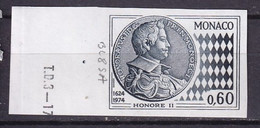 MONACO - Essai De Couleur De L'art Numismatique Monégasque Non Dentelé TB - Errors And Oddities