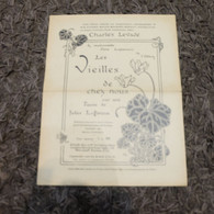 PARTITION LES VIEILLES DE CHEZ NOUS - CHARLES LEVADÉ Tampon ENOCH Et Cie Édition Populaire Pour Chant - Grand Format - Cancionero