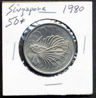 Singapore 1980 50 Cents - Singapour