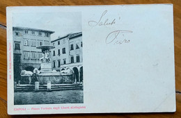 EMPOLI - PIAZZA FARINATA DEGLI UBERTI (COLLEGIATA )- Annullo T.R. EMPOLI *(FIRENZE)* 9/7/1900 - RR -   P.F.253 -266 - Empoli