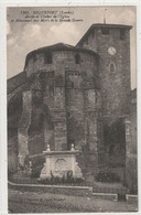 DEPT 40 : édit. M Laure N° 7161 : Roquefort Abside Et Clocher De L'église Et Monument Aux Morts De La Grande Guerre - Roquefort