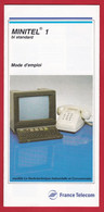 Mode D'emploi MINITEL 1 - Andere & Zonder Classificatie