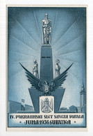 1936. KINGDOM OF YUGOSLAVIA,SERBIA,SUBOTICA,IV SOKOL MEETING,YUGOSLAV SUBOTICA ILLUSTRATED POSTCARD,MINT - Yugoslavia