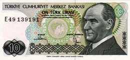 Banconota  Da  10  TURK  LIRASI  -  TURCHIA  - Anno  1974.- Stock 99 - Turquie