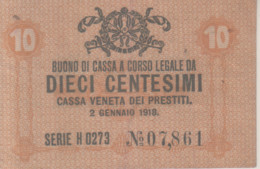 BUONO DA 10 CENTESIMI CASSA VENETA DEI PRESTITI OCCUPAZIONE AUSTRO TEDESCA - A Identifier