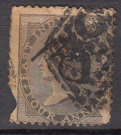 Variety 'O' Instead Of 'C', C1 Madras / Cooper 6 /, British East India Used, Early Indian Cancellations, Cond., Damage - 1854 Britse Indische Compagnie