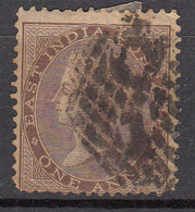 Variety 'O' Instead Of 'C', C1 Madras / Cooper 6 /, British East India Used, Early Indian Cancellations, Cond., Damage - 1854 East India Company Administration