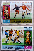 Ras Al Khaima 1970 Sport Football Coupe Du Monde World Cup Soccer Yvert PA31 Mi 355 358 O Used - 1970 – Mexico