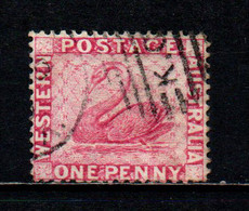 WESTERN AUSTRALIA - 1888 - Swan - 1p Rose - USATO - Used Stamps
