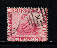 WESTERN AUSTRALIA - 1888 - Swan - 1p Rose - USATO - Oblitérés