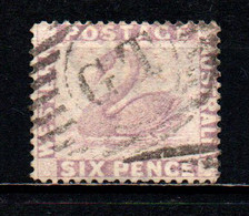 WESTERN AUSTRALIA - 1882 - Swan - 6p Pale Violet - Wmkd. Crown And C A - Perf. 14 - USATO - Usati