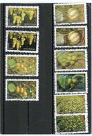 FRANCE - FRUITS - N° Yvert Adhesif 687/690+693 Obli CLAIRE + UN NORMAL (PANNE DU NOIR ?) - Usados