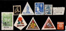 0226- ARGENTINA -B.O.B- LABELS, REGISTERED, TB LOT X 10 - Collections, Lots & Series