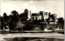 40706 - Deutschland - Bernburg , Saale , Blick Vom Rosenhag Auf Das Schloss - Gelaufen 1961 - Bernburg (Saale)