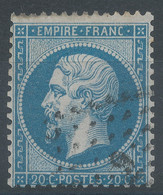 Lot N°70773   N°22, Oblitéré PC 9 Agen, Lot-et-Garonne (45) - 1862 Napoleon III