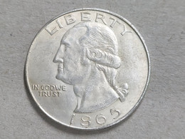 U.S.A-(1DOLLAR)-LIBERTY-(4)-(1865)-very Good - 1840-1873: Seated Liberty (Libertà Seduta)
