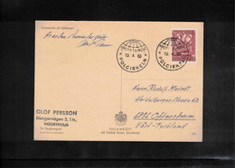 Norway 1963 Arctic Circle Interesting Postmark - Cartas & Documentos