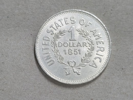 U.S.A-(1DOLLAR)-(1851)-United Of America--(5)-very Good - 1794-1804: Early Dollars (Primizie)