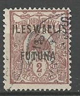 WALLIS ET FUTUNA N° 2A WA étroit  OBL - Used Stamps