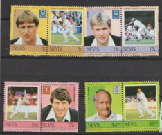 Nevis    1984  SG 237-4  Cricketers Unmounted Mint - America (Other)