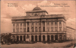 ! Old Postcard, Alte Ansichtskarte Warschau, Warszawa, Staszica 1. Weltkrieg, Feldpost 1915, Abs. Brest Litowsk N. Posen - Polen