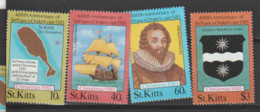 St Kittts   1985  SG  191-4  Drake Unmounted Mint - America (Other)