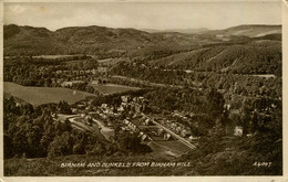 PERTHSHIRE - BIRNAM AND DUNKELD FROM BIRNAM HILL Prt159 - Perthshire