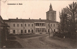 ! Alte Ansichtskarte Biala, Gymnasium, 1. Weltkrieg, Feldpost 1916, Abs. Brest Litowsk N. Posen - Poland