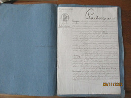 31 JANVIER 1843 VENTE PAR JEAN BAPTISTE PUCHE TISSEUR EN COTON A VILLERS GUISLAIN A JEAN BAPTISTE MAZY CULTIVATEUR ET TI - Manuscripts