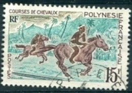 POLYNESIE : Y&T(o) N° 49 : Course De Chevaux - Used Stamps