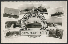 GROSSENBRODE KAI - Schips - Ferry - (multiview) Postcard (see Sales Conditions) 06921 - Oldenburg (Holstein)