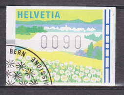 1996 Schweiz Jahreszeiten ATM Mi: CH 7°/ ZNr: CH 11° Stempel: ET / PJ. Frühling - Automatenmarken