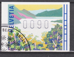 1996 Schweiz Jahreszeiten ATM Mi: CH 9°/ ZNr: CH 13° Stempel: ET / PJ. Herbst - Automatenzegels