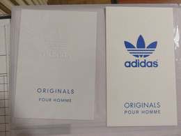 2 Cartes Parfumées Adidas - Modernes (à Partir De 1961)