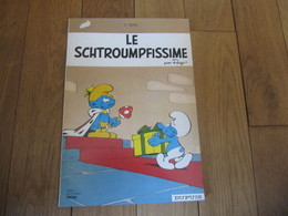 B.D. BANDE DESSINEELE SCHTROUMPFISSIME PAR PEYO 2 ème SERIE DUPUIS POUR LE RESEAU TOTAL - Schtroumpfs, Les