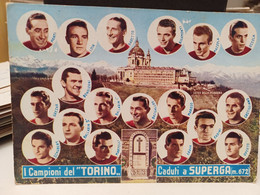 3 Cartoline I Campioni Del Torino I Caduti Di Superga Il 4 Maggio 1949 - Andere Monumente & Gebäude