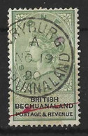 BECHUANALAND....QUEEN VICTORIA..(1837-01.)..." 1888.."...SG16...VRYBURG CDS PEN CANCEL ON BASE....CDS....VFU.. - 1885-1964 Protectorat Du Bechuanaland