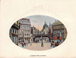 CPA Royaume Uni - Angleterre - London - Ludgate Hill - National Series - Oblitérée - Colorisée - Relief - Autres & Non Classés