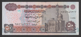 Egypt - 2001 - 50 Pounds - P-66 - Sign #20 - Oyoun - A/UNC - Egypte